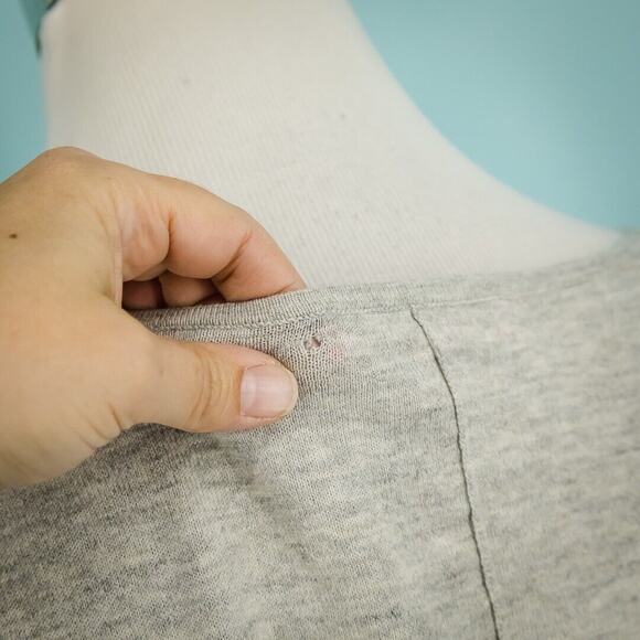 Lilly Pulitzer Size Small S Grey Gray Crew Scoop Neck Long Sleeve Cotton Sweater - Picture 4 of 7